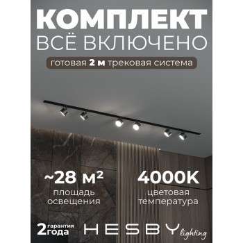 Комплект трековый Hesby Lighting Skylite №13 HSBL_kompl_S013_VI2B4K