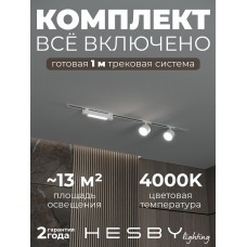 Комплект трековый Hesby Lighting Skylite №14 HSBL_kompl_S014_VI1W4K