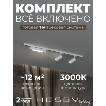 Комплект трековый Hesby Lighting Skylite №5 HSBL_kompl_S005_NI1W3K