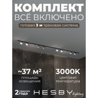 Комплект трековый Hesby Lighting Skylite №13 HSBL_kompl_S013_VI3B3K