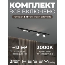 Комплект трековый Hesby Lighting Skylite №14 HSBL_kompl_S014_VI1B3K