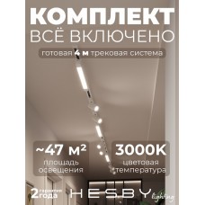 Комплект трековый Hesby Lighting Skylite №5 HSBL_kompl_S005_NI4W3K