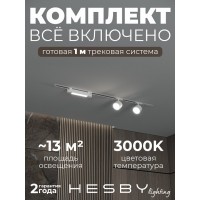Комплект трековый Hesby Lighting Skylite №14 HSBL_kompl_S014_VI1W3K