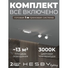 Комплект трековый Hesby Lighting Skylite №14 HSBL_kompl_S014_VI1W3K