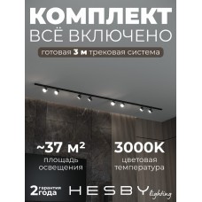 Комплект трековый Hesby Lighting Skylite №13 HSBL_kompl_S013_NI3B3K
