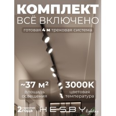 Комплект трековый Hesby Lighting Skylite №13 HSBL_kompl_S013_NI4B3K