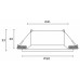 Встраиваемый светильник Hesby Lighting Glow HSBL_0102 Встраиваемый светильник Hesby Lighting Glow HSBL_0102