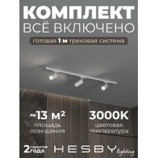 Комплект трековый Hesby Lighting Skylite №3 HSBL_kompl_S003_NI1W3K