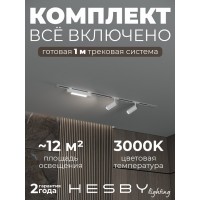 Комплект трековый Hesby Lighting Skylite №5 HSBL_kompl_S005_VI1W3K