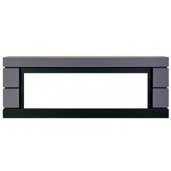 Каминокомплект Modern 42 CRM (Разборный) - Белый с черным с очагом Vision 42 LED