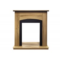 Каминокомплект Barcelona (разборный) - Дуб табачный с очагом Aspen Black