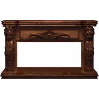 Каминокомплект Windsor 60 - Слоновая кость с темной патиной с очагом Vision 60 LED