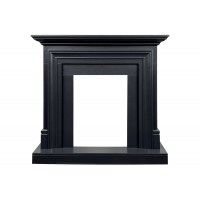 Каминокомплект Bradford - Белый с очагом Fobos FX M Black RC Каминокомплект Bradford - Белый с очагом Fobos FX M Black RC