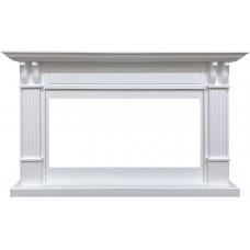 Каминокомплект Cardiff - Белый с очагом Vision 42 LOG LED