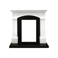 Каминокомплект Langford - Белый с черным с очагом Majestic FX M Black RC Каминокомплект Langford - Белый с черным с очагом Majestic FX M Black RC