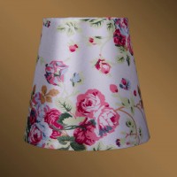 Абажур Bohemia Ivele SH28 белый шелк с розами Абажур Bohemia Ivele SH28 белый шелк с розами