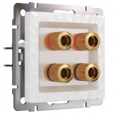 Акустическая розетка Werkel Hammer х4 белый W1285001 4690389163104 Акустическая розетка Werkel Hammer х4 белый W1285001 4690389163104