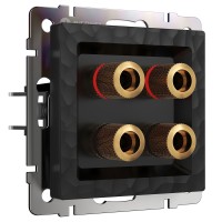 Акустическая розетка Werkel Hammer х4 черный W1285008 4690389163128 Акустическая розетка Werkel Hammer х4 черный W1285008 4690389163128