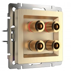 Акустическая розетка Werkel шампань рифленый W1185010 4690389160646 Акустическая розетка Werkel шампань рифленый W1185010 4690389160646