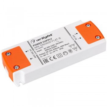 Блок питания Arlight ARV-SN24020-FLAT-B 24V 20W IP20 0,83A 029375