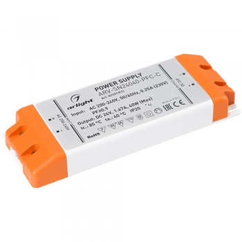 Блок питания Arlight ARV-SN24040-PFC-C 24V 40W IP20 1,67A 021019(1)