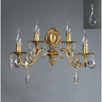 Бра Ambiente Alicante 8888/2+2 AB Leaf Crystal Бра Ambiente Alicante 8888/2+2 AB Leaf Crystal