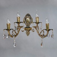 Бра Ambiente Alicante 8888/2+2 PB Tear drop Бра Ambiente Alicante 8888/2+2 PB Tear drop