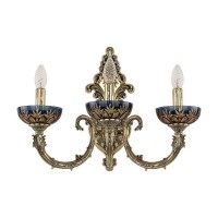 Бра Bohemia Ivele 7109B15/3/210 GB P Amber-Blue/H-1I Бра Bohemia Ivele 7109B15/3/210 GB P Amber-Blue/H-1I