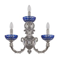 Бра Bohemia Ivele 7109B16/2+1/210 Ni P Clear-Blue/H-1J Бра Bohemia Ivele 7109B16/2+1/210 Ni P Clear-Blue/H-1J