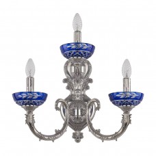 Бра Bohemia Ivele 7109B16/2+1/210 Ni P Clear-Blue/H-1J