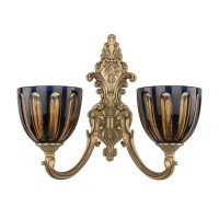 Бра Bohemia Ivele 7209B14/2/175 FP P1 U Amber-Blue/H-1H Бра Bohemia Ivele 7209B14/2/175 FP P1 U Amber-Blue/H-1H