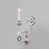 Бра Eurosvet Telao 10120/1 хром/дымчатый хрусталь Strotskis Бра Eurosvet Telao 10120/1 хром/дымчатый хрусталь Strotskis