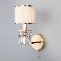 Бра Eurosvet Zaffiro 10129/1 золото/прозрачный хрусталь Strotskis Бра Eurosvet Zaffiro 10129/1 золото/прозрачный хрусталь Strotskis