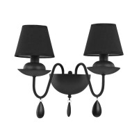 Бра Ideal Lux Blanche AP2 Nero 111889 Бра Ideal Lux Blanche AP2 Nero 111889