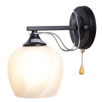 Бра IMEX MD.05680-1-W BK+CH Бра IMEX MD.05680-1-W BK+CH