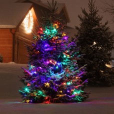 Гирлянда Eurosvet нить 10м IP65 400-101 мульти с мерцанием Гирлянда Eurosvet нить 10м IP65 400-101 мульти с мерцанием