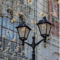 Гирлянда Eurosvet нить 10м IP65 400-101 теплый белый