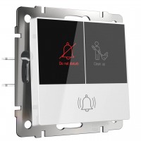 Кнопка звонка для отелей Werkel белый W1114601 4690389171345 Кнопка звонка для отелей Werkel белый W1114601 4690389171345