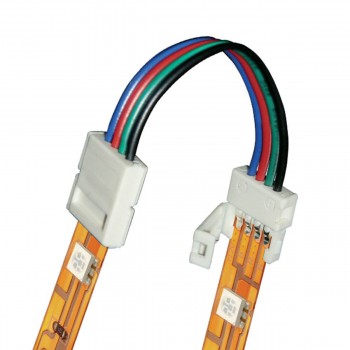 Коннектор для светодиодных лент Uniel UCX-SS4/B20-RGB White 020 06613