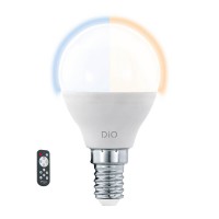 Лампа светодиодная диммируемая Eglo E14 5W 2700-6500K матовая 11805