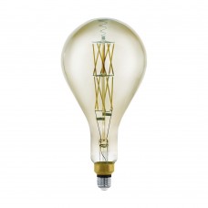 Лампа светодиодная диммируемая филаментная Eglo E27 8W 3000K дымчатая 11844 Лампа светодиодная диммируемая филаментная Eglo E27 8W 3000K дымчатая 11844