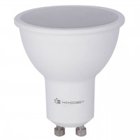 Лампа светодиодная диммируемая Наносвет GU10 6W 2700K матовая LH-MR16-D-60/GU10/927 L240 Лампа светодиодная диммируемая Наносвет GU10 6W 2700K матовая LH-MR16-D-60/GU10/927 L240