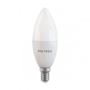 Лампа светодиодная диммируемая Voltega E14 5W 2700К матовая VG-C37E14cct-WIFI-5W 2427