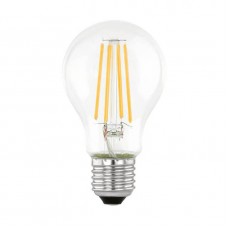 Лампа светодиодная Eglo E27 7W 3000К прозрачная 110187