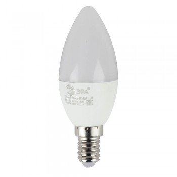 Лампа светодиодная ЭРА E14 6W 2700K матовая ECO LED B35-6W-827-E14 Б0020618