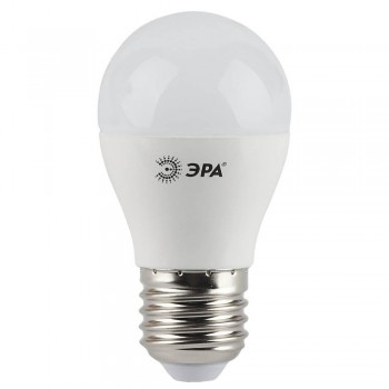 Лампа светодиодная ЭРА E27 5W 4000K матовая LED P45-5W-840-E27 Б0028488