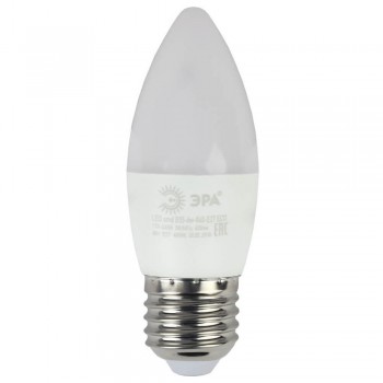 Лампа светодиодная ЭРА E27 6W 4000K матовая ECO LED B35-6W-840-E27 Б0020621