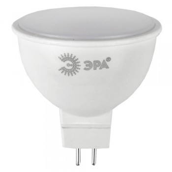 Лампа светодиодная ЭРА GU5.3 8W 2700K матовая LED MR16-8W-827-GU5.3 Б0020546