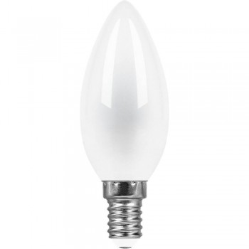 Лампа светодиодная Feron E14 11W 2700K Свеча Матовая LB-713 38005