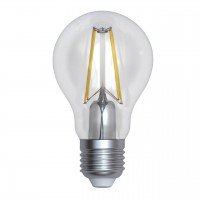 Лампа светодиодная филаментная диммируемая Uniel E27 12W 3000K прозрачная LED-A60-12W/3000K/E27/CL/DIM GLA01TR UL-00005183